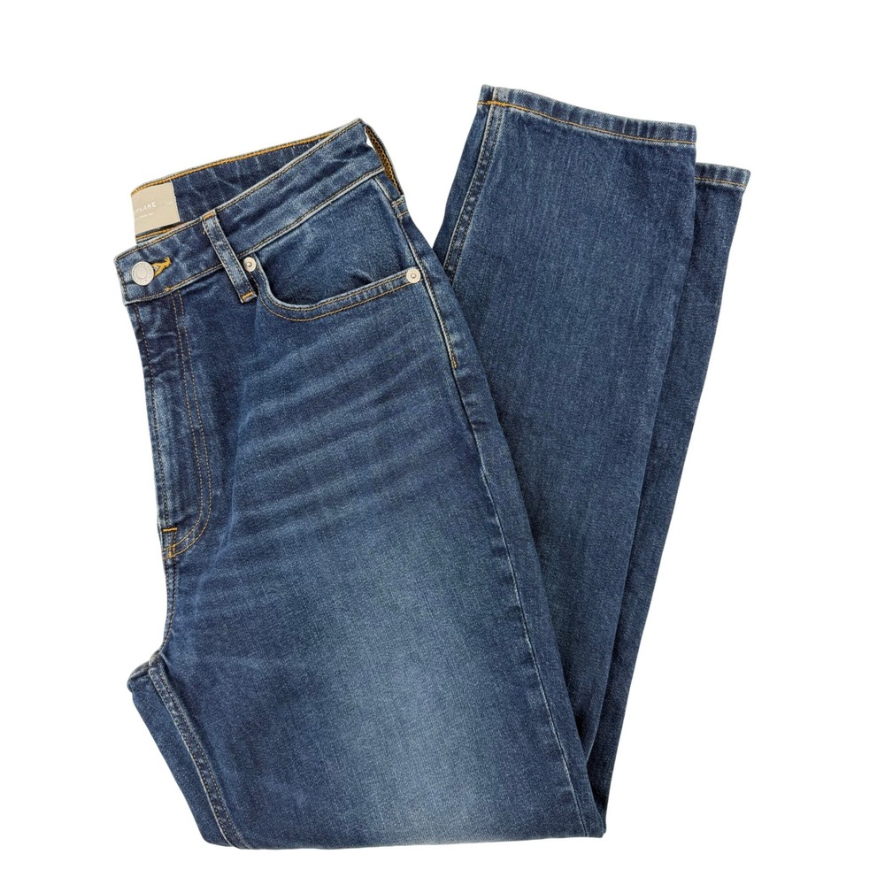 Everlane Curvy Cheeky High Rise Straight Leg Jeans‎ Dark Indigo Blue 29R